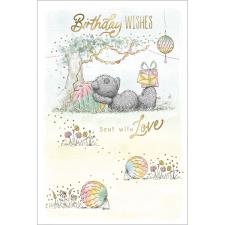 Birthday Wishes Me to You Bear Birthday Card Image Preview